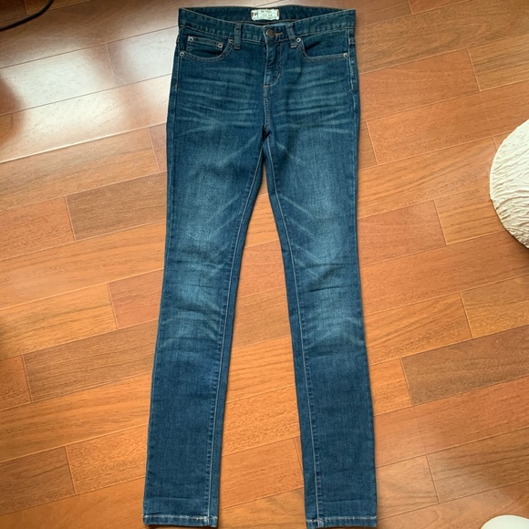 Free People Denim - Free People distressed skinny jeans